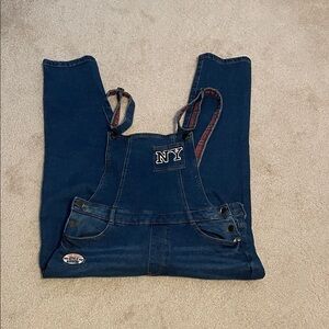 Bershka Blue Denim Overalls